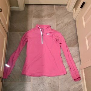 Pink Nike pullover/jacket